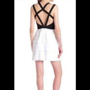 BCBG Hartley tiered dress